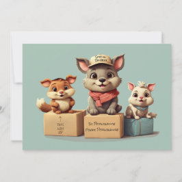 Cartão De Festividades Bicicletas Engraçadas De Cartoon Qualquer Entrega 