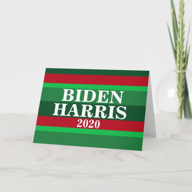 Cartão De Festividades Biden Harris Natal 2020 (Frente)