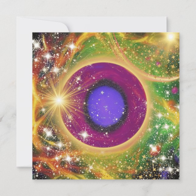 Cartão De Festividades Big Bang (Frente)