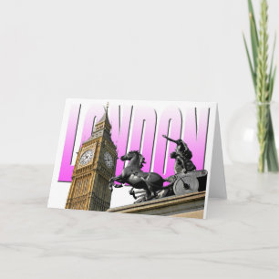 Cartão De Festividades Big Ben-London-England