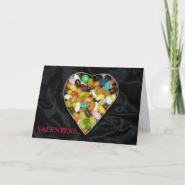 Cartão De Festividades Big Jelly Bean Heart