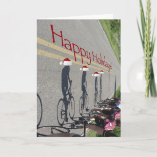 Cartão De Festividades Biking da estrada!