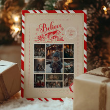 Bilhete de Natal Polar Express de 9 Fotos