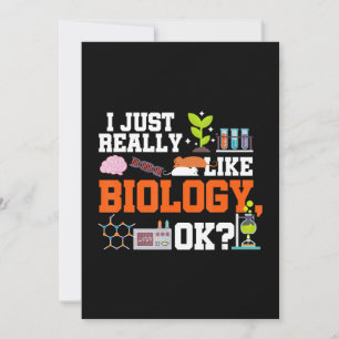 Cartão De Festividades biologia professora de ciências de presente de ci