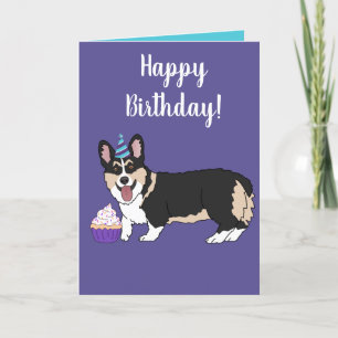 Cartão De Festividades Birthday Corgi