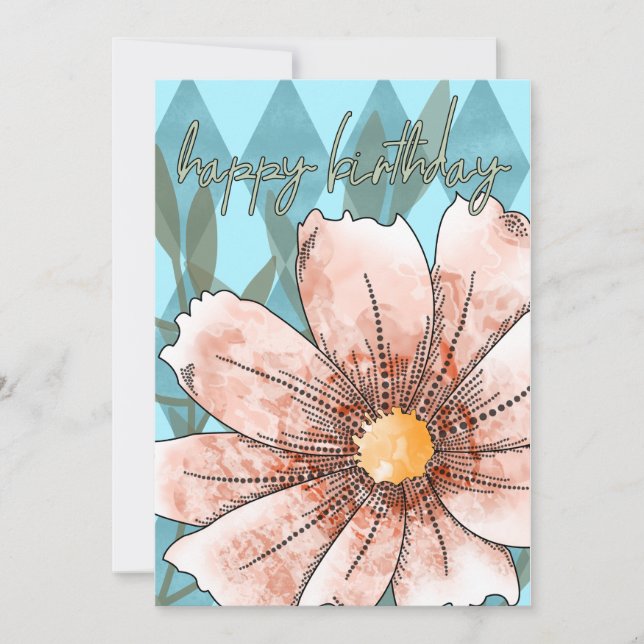 Cartão De Festividades Birthday Cosmo (Frente)