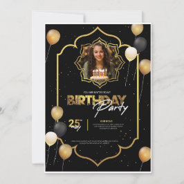 Cartão De Festividades Birthday invitation