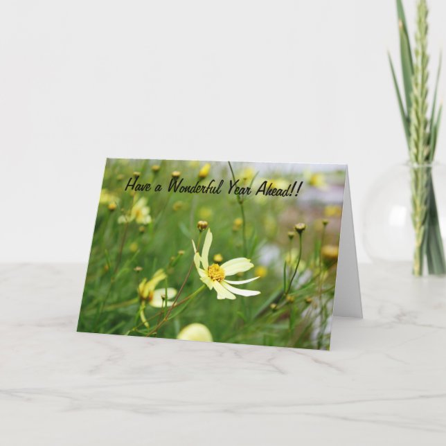 Cartão De Festividades Birthday/New year card (Frente)