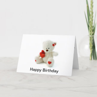 Cartão De Festividades Birthday on Valentines Day Card