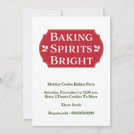 Cartão De Festividades Biscoito Brilhante De Beking Spirits
