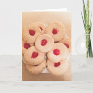 Cartão De Festividades Biscoito de Shortbread 