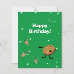 Cartão De Festividades Biscoito engraçado
