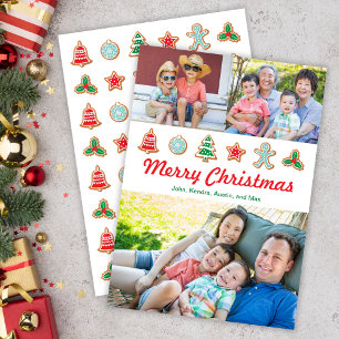 Cartão De Festividades Biscoitos de Natal 3 Foto