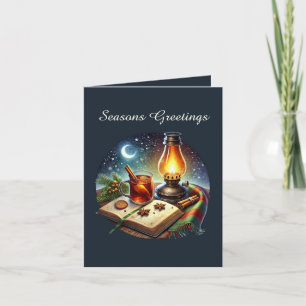 Cartão De Festividades Biscoitos festivos de pão de Natal, personalizávei