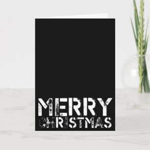 Cartão De Festividades Black Christmas v4