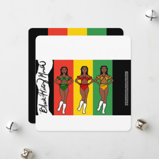 Cartão De Festividades Black History Month Card #1