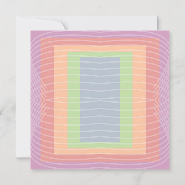 Cartão De Festividades Bloco de Cores do Pastel de Bolo Docente (Frente)