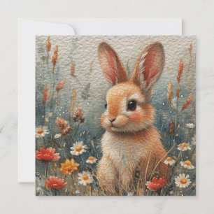 Cartão De Festividades Blogue Bunny Blossom:Notecard Floral 🌺 Digital