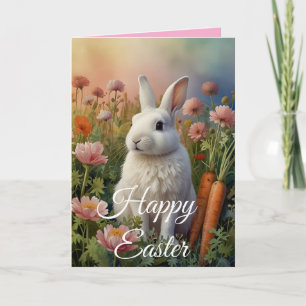 Cartão De Festividades Blossom Bunny & Carrot Patch