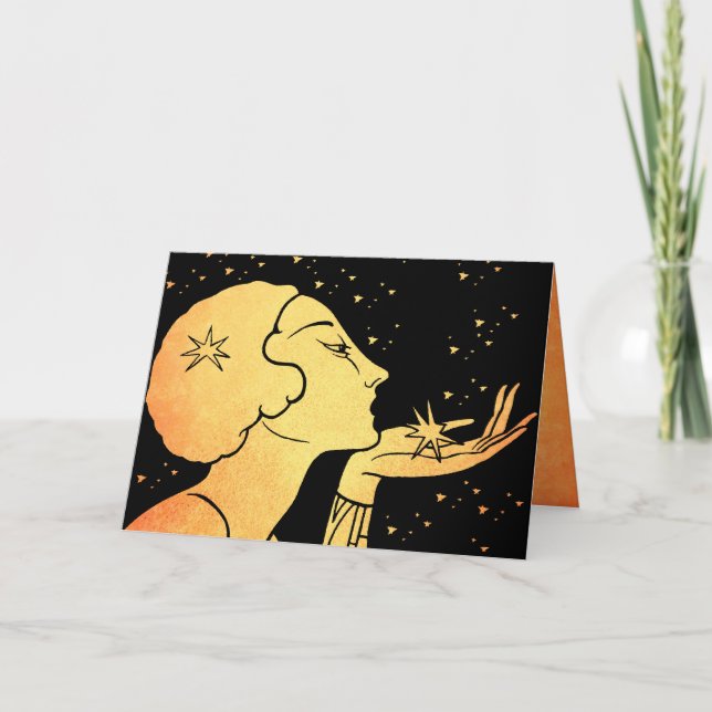 Cartão De Festividades Blow You A Kiss (Frente)