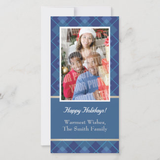 Cartão De Festividades Blue Argyle single photo