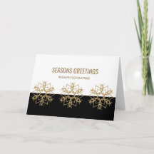 Boas Festas da Empresa Preto Branco e Dourado