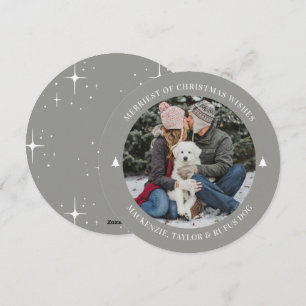 Cartão De Festividades Boas Festas de Natal Personalizadas com Foto