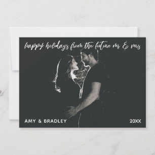 Cartão De Festividades Boas Festas dos Futuros Sr & Sra Foto