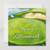 Boas Retiradas de Golfe com bandeira de golfe em v