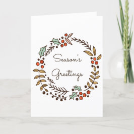 Cartão De Festividades Boas-vindas de Natal