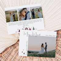 Boho Rainbow & Heart Feliz & Casado Quatro Foto