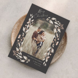 Cartão De Festividades Boho Wildflower Arch - Natal