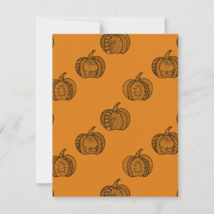 Cartão De Festividades Boho Zentangle inspirado no Halloween