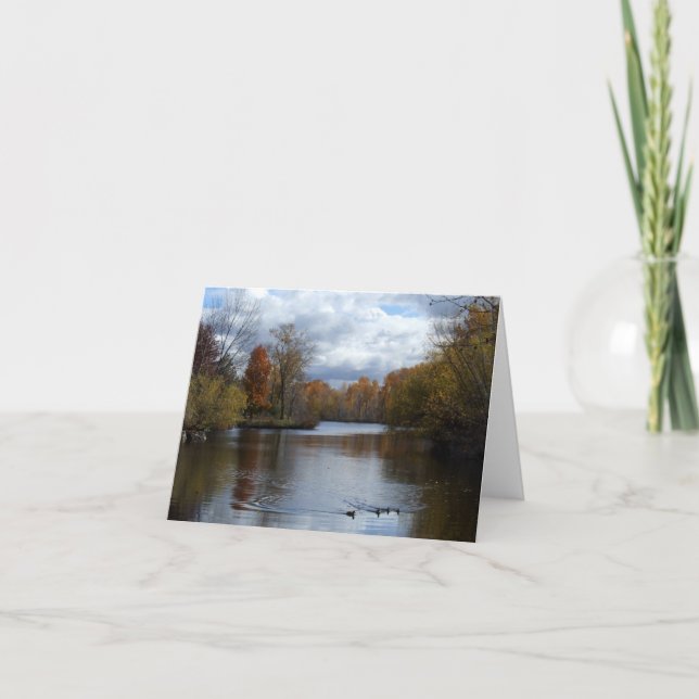 Cartão De Festividades Boise Fall Card (Frente)