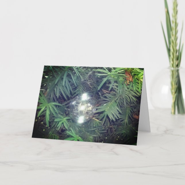 Cartão De Festividades Bolha de Férias (Frente)