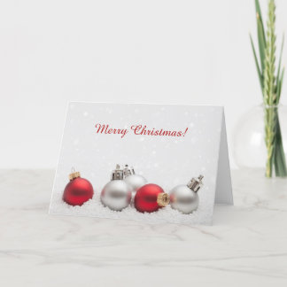 Cartão De Festividades Bolhas de Natal