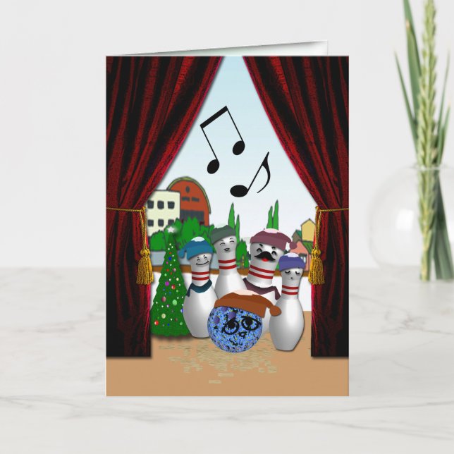 Cartão De Festividades Boliche Carol (Frente)