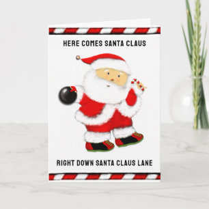 Cartão De Festividades Boliche Natal