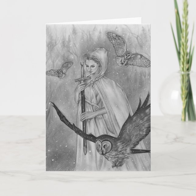 Cartão De Festividades Bolinhos de inverno (Frente)