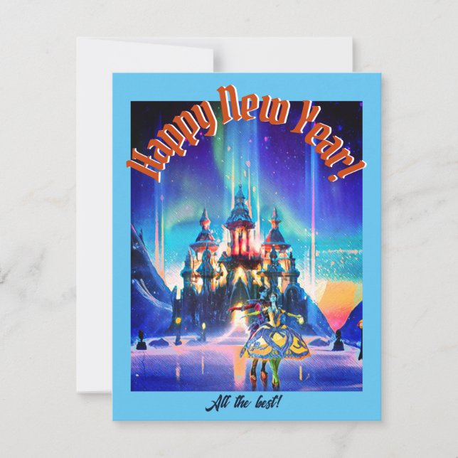 Cartão De Festividades Bon Voyage Winter Ball Poster (Frente)