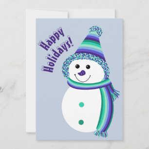 Cartão De Festividades Boneco de Neve do Orgulho Gay Felicidades