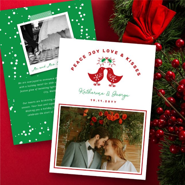 Cartão De Festividades Bonito Retro Beijando Pintinhos Paz Joy Amor Beijo (Criador carregado)