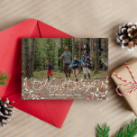 Cartão De Festividades Bonito String Luzes Feliz Brilho Foto de Natal<br><div class="desc">Feliz e Cartões de foto de Natal brilhante impressos com luzes de cordas pastéis em vermelho,  rosa,  menta e amarelo com Feliz e Brilho em um roteiro brilhante.</div>