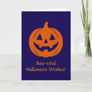 Cartão De Festividades Boo Belo Halloween