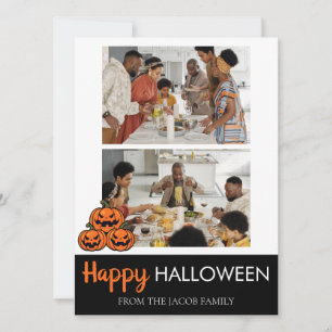 Cartão De Festividades Boo bompkin jack-o-lanterno Halloween Duas Foto