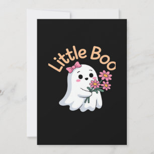 Cartão De Festividades Boo de Halloween Família Fofa