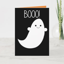 Cartão De Festividades Boo! Ghost Halloween card