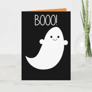 Cartão De Festividades Boo! Ghost Halloween card