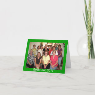 Cartão De Festividades Book Club