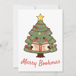 Cartão De Festividades Bookmas de feliz